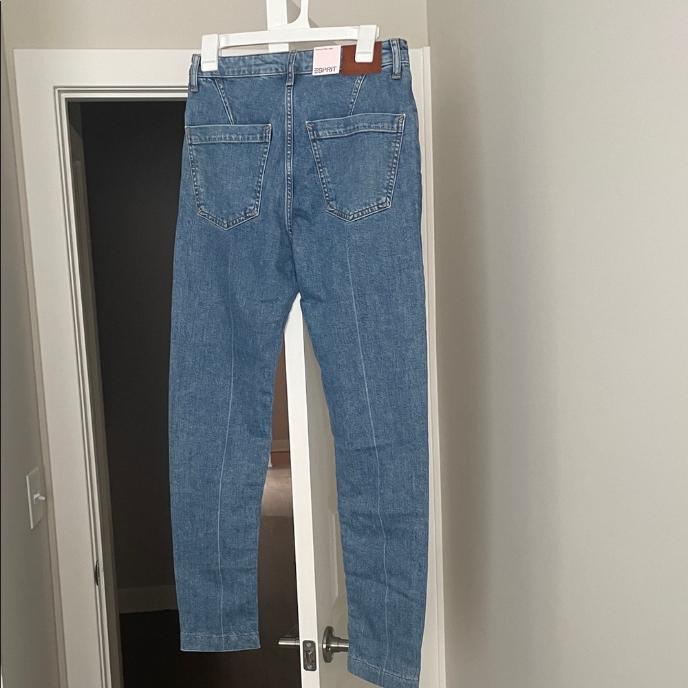 Esprit Women's Blue Straight Leg Jeans